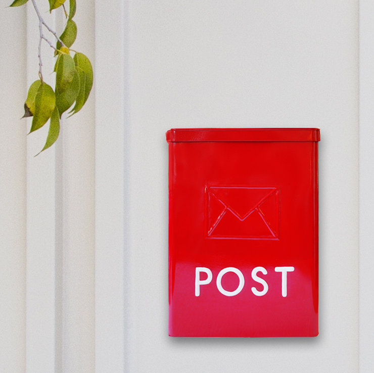 Serena Steel Wall Mounted Mailbox