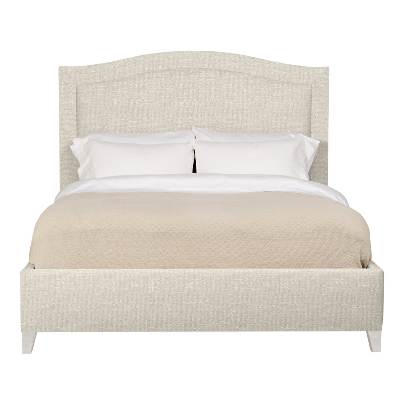 Caroline/Casey Upholstered Standard Bed, Casa Blanca, Tommy Flax, Queen