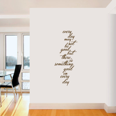Text & Numbers Non-Wall Damaging Wall Decal