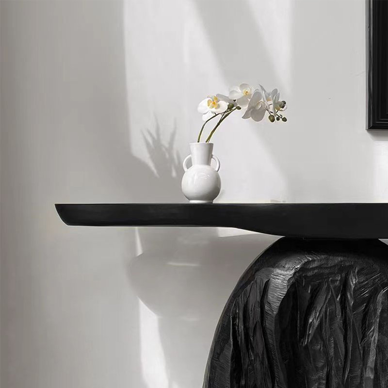 Retro Minimalist Art Console Table, 33.46" H x 47.24" W x 13.78" D