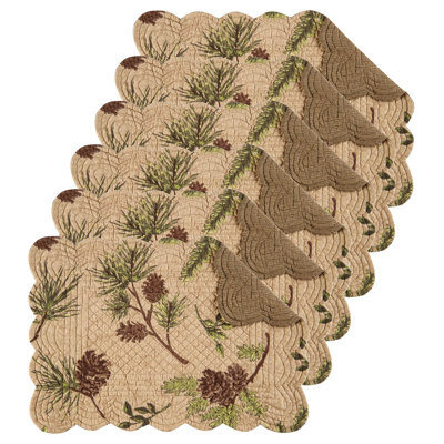 Brionne Cotton Floral Rectangle Placemat