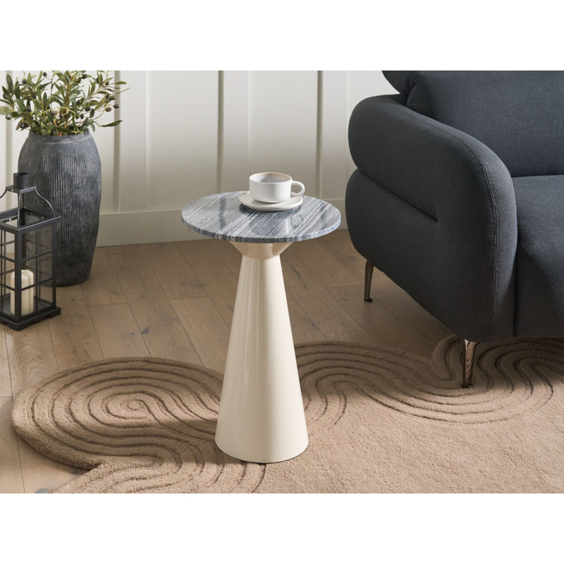 Pedestal End Table