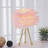 Marjorie 14.5" Tripod Feather Table Lamp-964245556