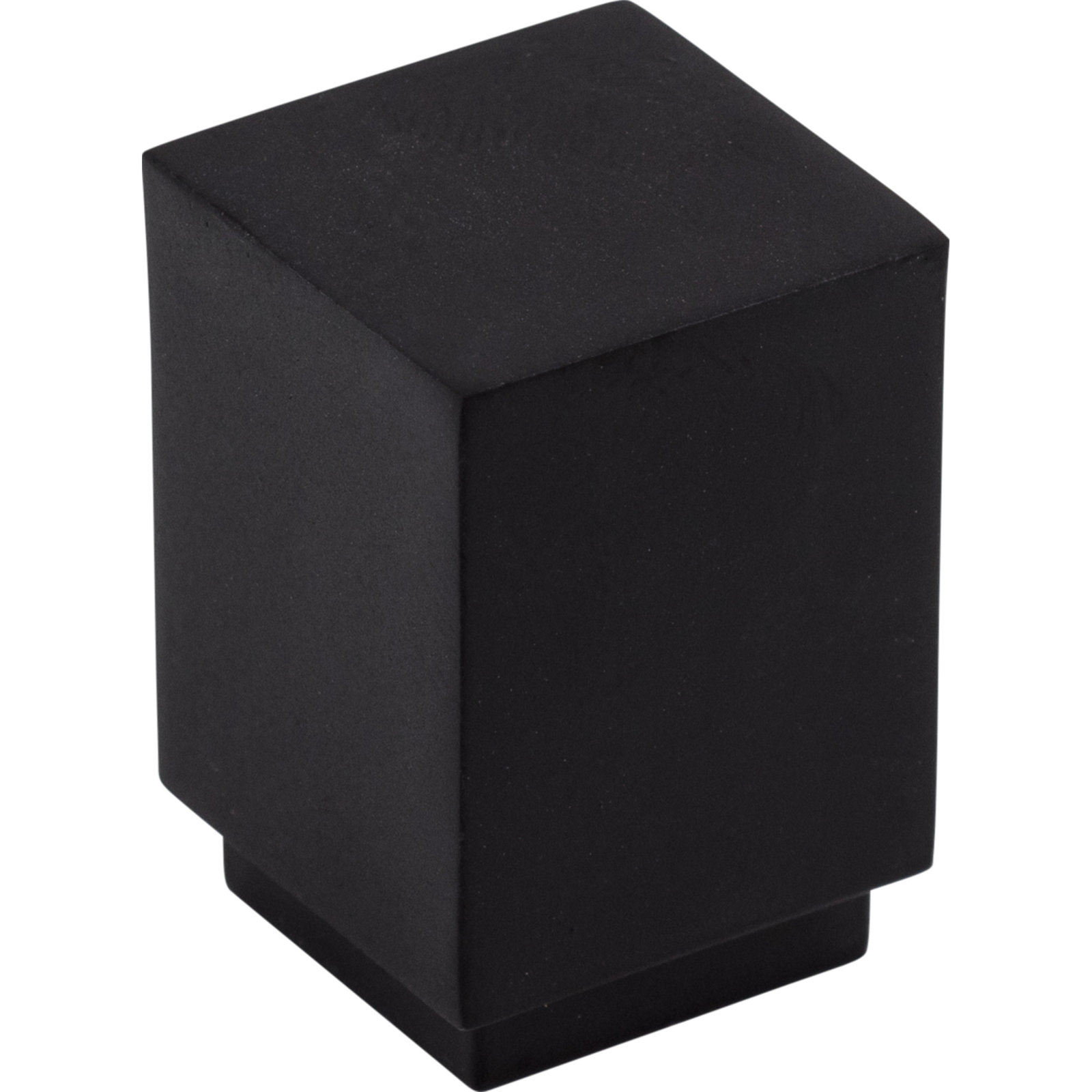 Linear Square Cabinet Knob, Flat Black