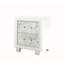 Table de chevet en marbre blanc