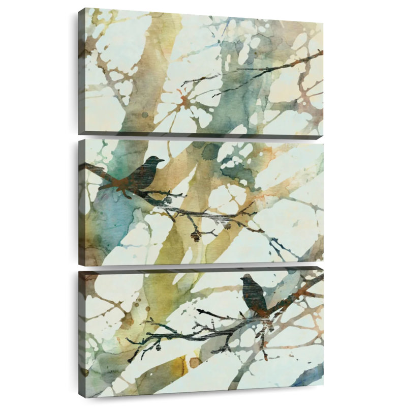 Harnek Botanical Birds II, 45" H x 28" W