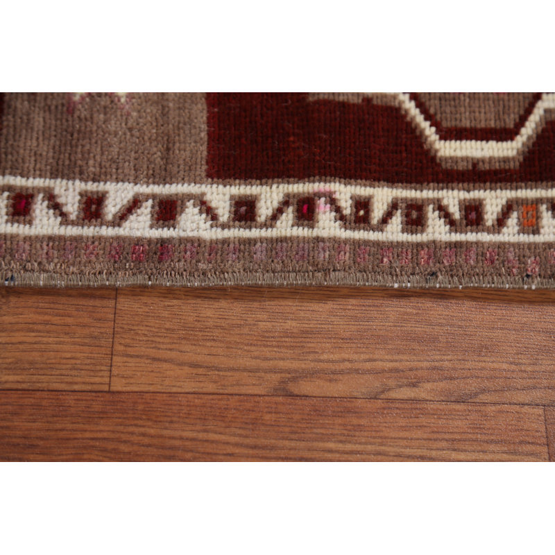 Tapis turc géométrique Anatolian noué à la main 2 x 3