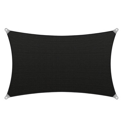 Voile d'ombrage rectangulaire renforcé