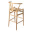 Tabouret de bar et de comptoir en bois massif Etta-1056858785-1056858789