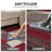 Allyne Geometric Red/Gray Non-Slip Rubberback Area Rug-1089645541