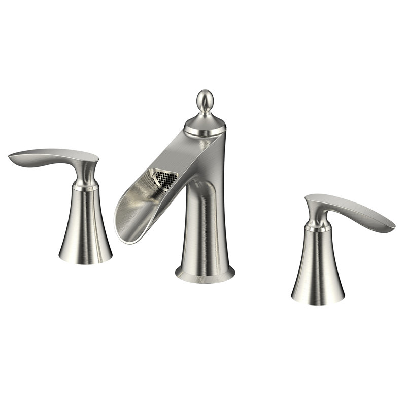 Aegean 2 Handle Deck Roman Tub Faucet, Brushed Nickel