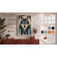 Noble Wolf Geometric - Wrapped Canvas-725247380-725247389