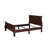 Brown Cherry Finish Full Size Bed, Solid Wood Decor, Drawer Bottoms For Long-Term Cleanliness Furniture, Metal Glides And Stylish Design-24883603-24883610