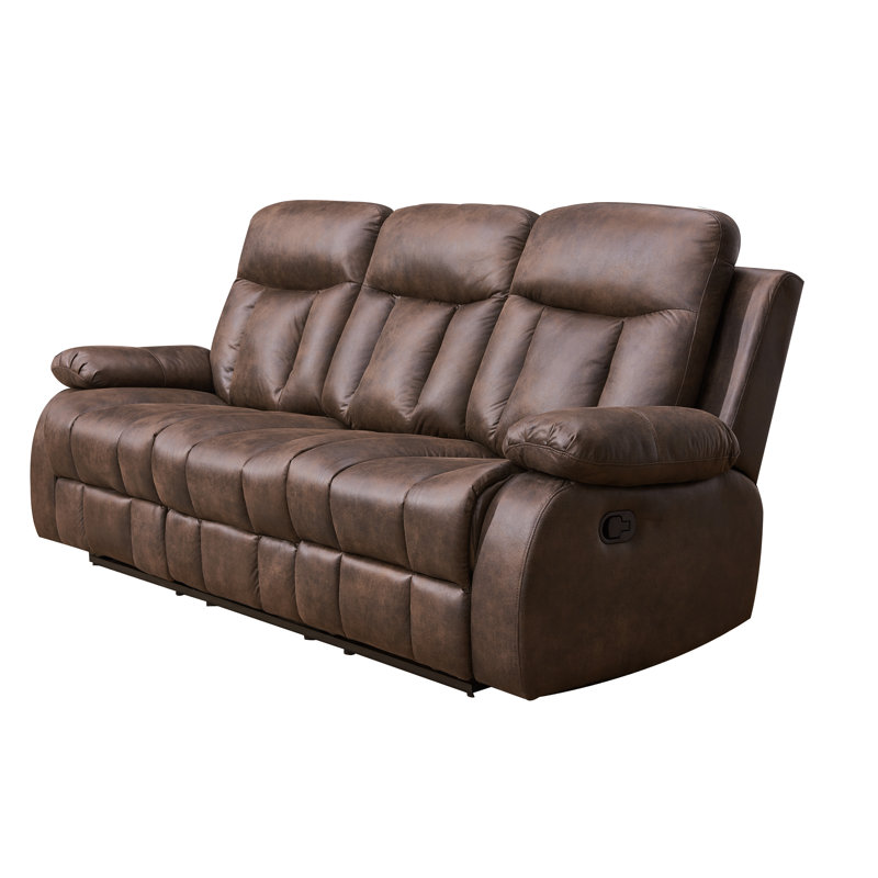 Gaviota Upholstered 86.61'' Reclining Sofa