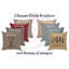 Coussin Wooded River Image - Love Paw - brique de coton-725330378
