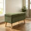 Banc de rangement avec repose-pieds en velours côtelé Corduroy-130092534