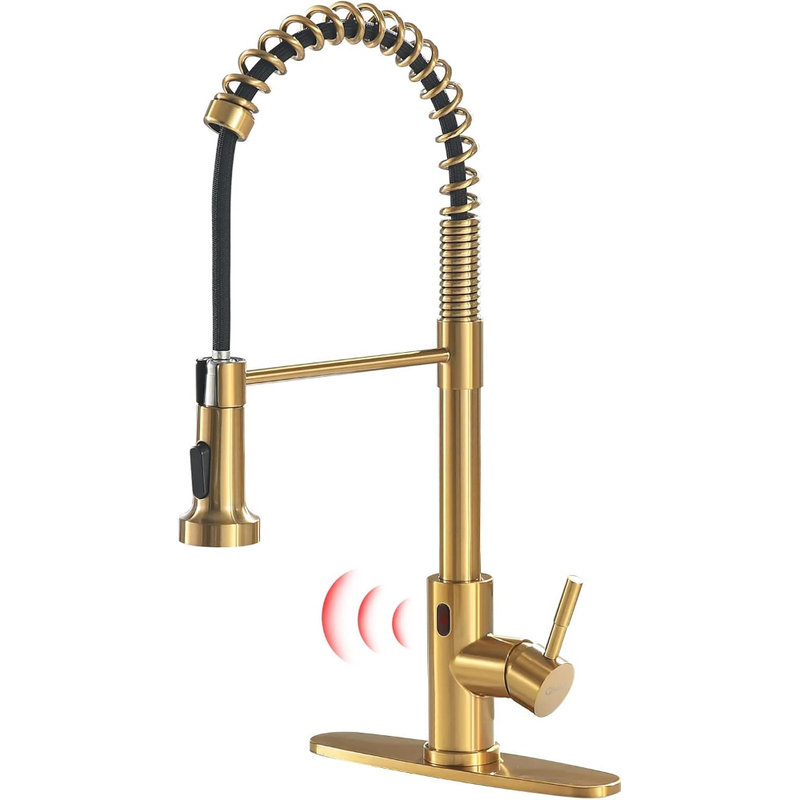 Robinet de cuisine Touchless, Bronze frotté à l'huile