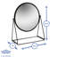 Harbour Housewares - Round Makeup Mirror-1062008342-1062008337