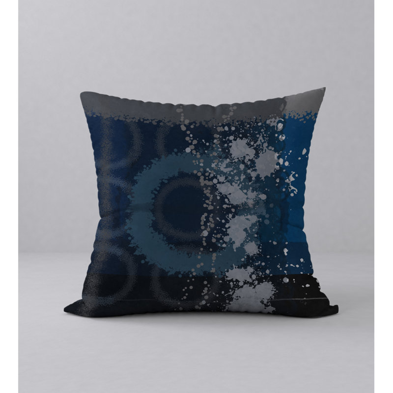 Abstract Throw Pillow, 18" x 18"