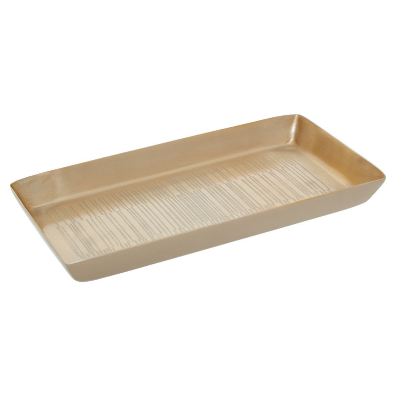 Strout Aluminum Tray, Champagne