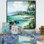 Tropical Beach Escape 2 - art mural bord de mer tropical