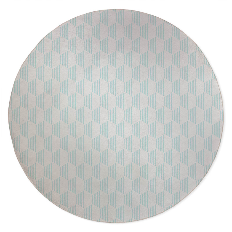 Tapis de jeu pour enfants Hexaline, Bleu clair / bleu