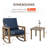 Isfried 3-Piece Metal Frame Outdoor Conversation Set with Thick Cushions-1708992347