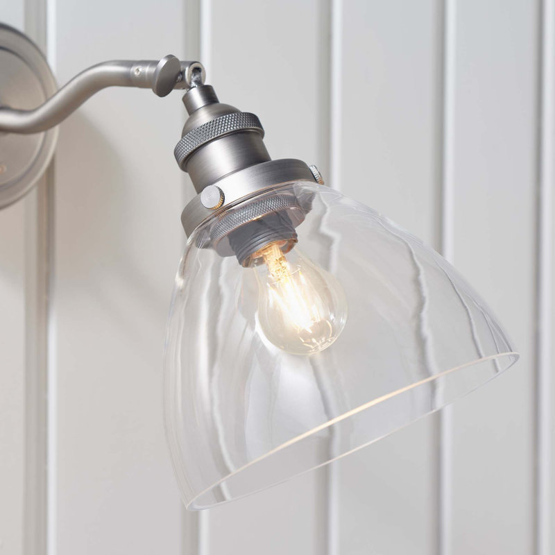 Anais Barn Light, Brushed Silver