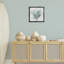Toile flottante encadrée de branche de corail douce et douce, design par Carol Robinson-306532134-306532135