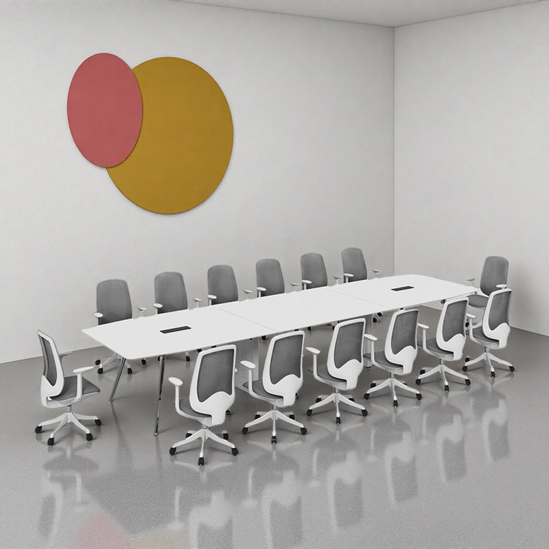 Ensembles de tables de formation Modern Modern, H 29,53 po x L 165,35 po x l 55,12 po