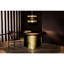 Luminaire suspendu tambour 4 lumières Demetrius