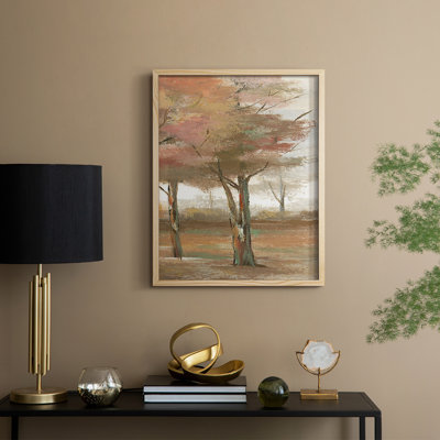 «Pastel Meadow I», reproduction encadrée - bois massif