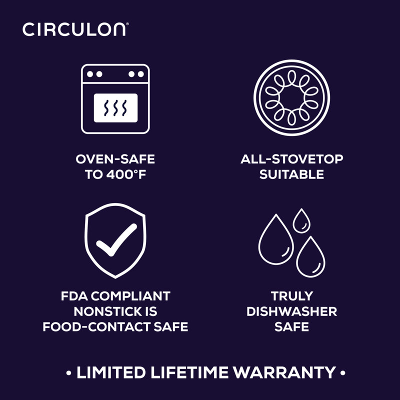 Circulon A1 Series 12-Inch Glass Lid