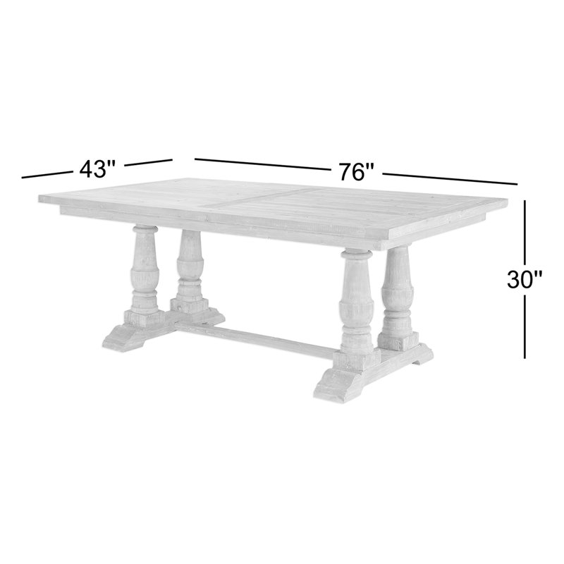 McKew Solid Wood Dining Table