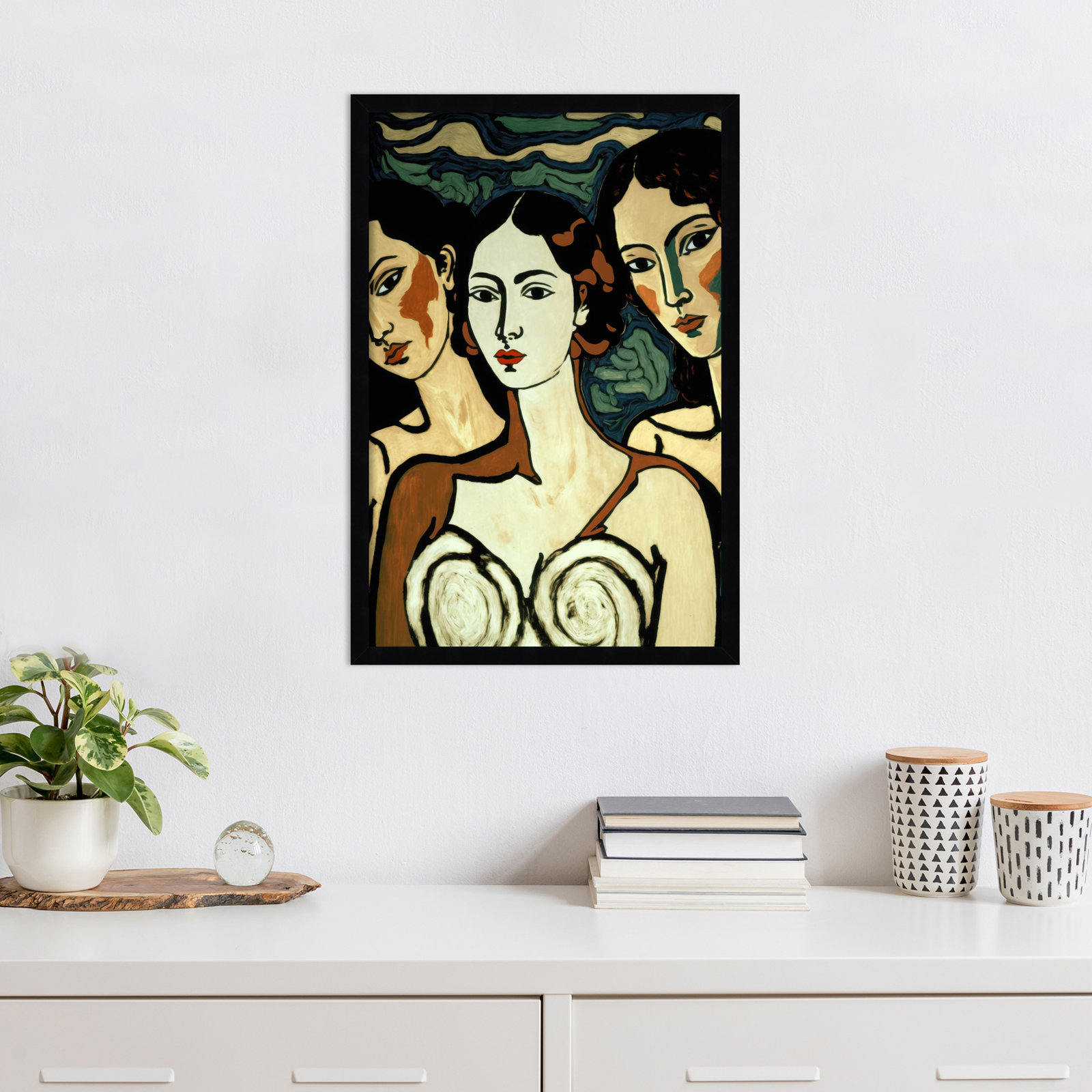 Galya "The Soul Sisters" Print, Black, 25" H x 17" W
