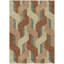 Tapis Mid-Century moderne lavable à la machine intérieur / extérieur Lockway ACN2422-1240468