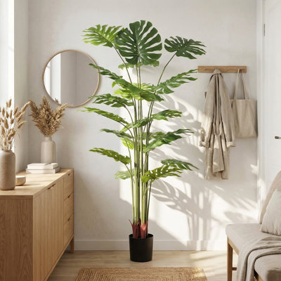 Faux Plant Monstera Deliciosa