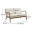 Danes 2 Seater Loveseat-70881392