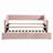 Upholstered Tufted Daybed With Armrests And Pop Up Trundle-1018309707