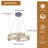 3 - Light Crystal Dimmable LED Geometric Chandelier