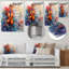 «Brown and Blue Classic Violin Music - Violon», art mural en métal-869947907