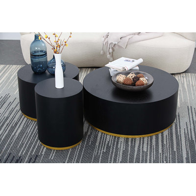 Ensemble de 3 tables gigognes Drum