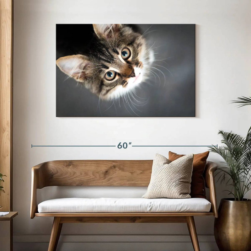 A Cat, 30" H x 45" W