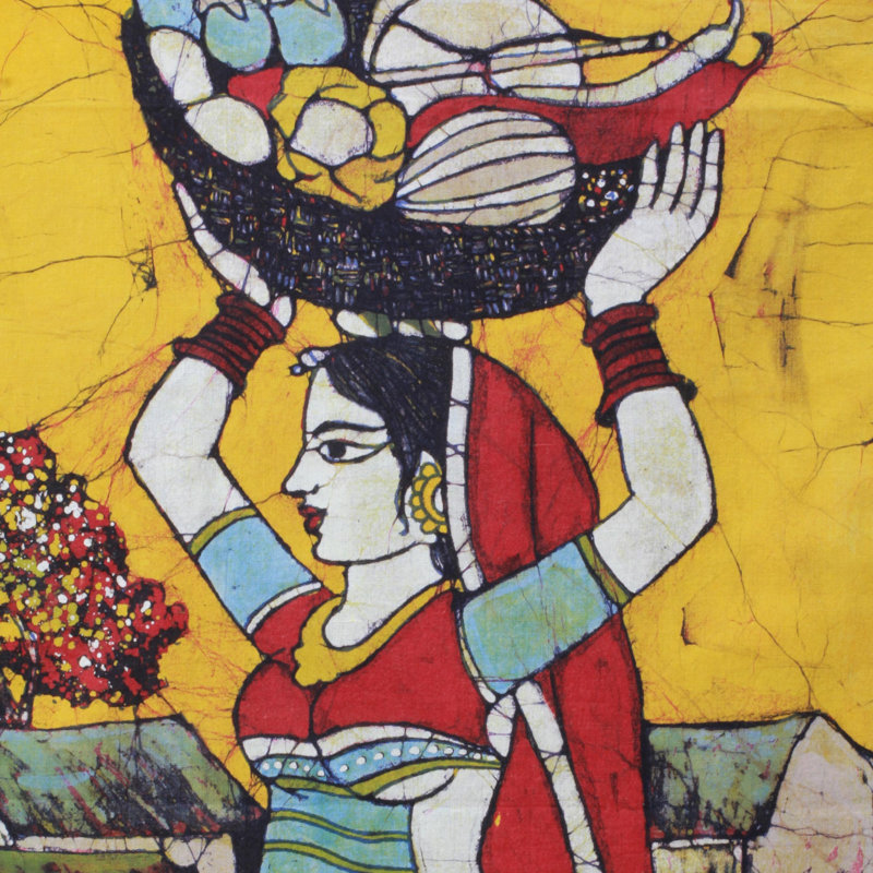 Décoration murale vendange de légumes frais par Siddique Batik