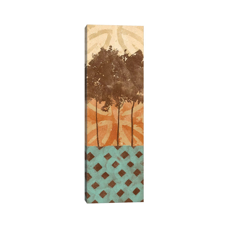 Tribal Trio I by Alonzo Saunders - Wrapped Canvas Panoramic Gallery-Wrapped Canvas Giclée