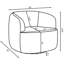 Chaise pivotante rembourrée Denae