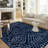 Tribal Geometric Washable Area Rug for Living Room & Bedroom, Non-Slip Moroccan Rug-343825025