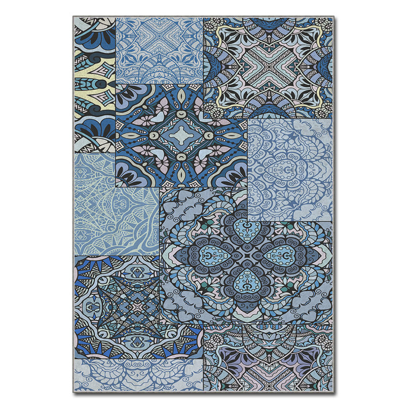 Luxurious Polyester Carpet, 3.3 x 4.6 Feet, 100% Velvet Fabric | 740 g/m², 0.08 in Pile Height | Non-Slip Felt Dot Underside, Laminated Sponge for Comfort | Easy to Clean, Machine Washable at 86°F