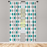Microfiber Semi Sheer Curtain Pair