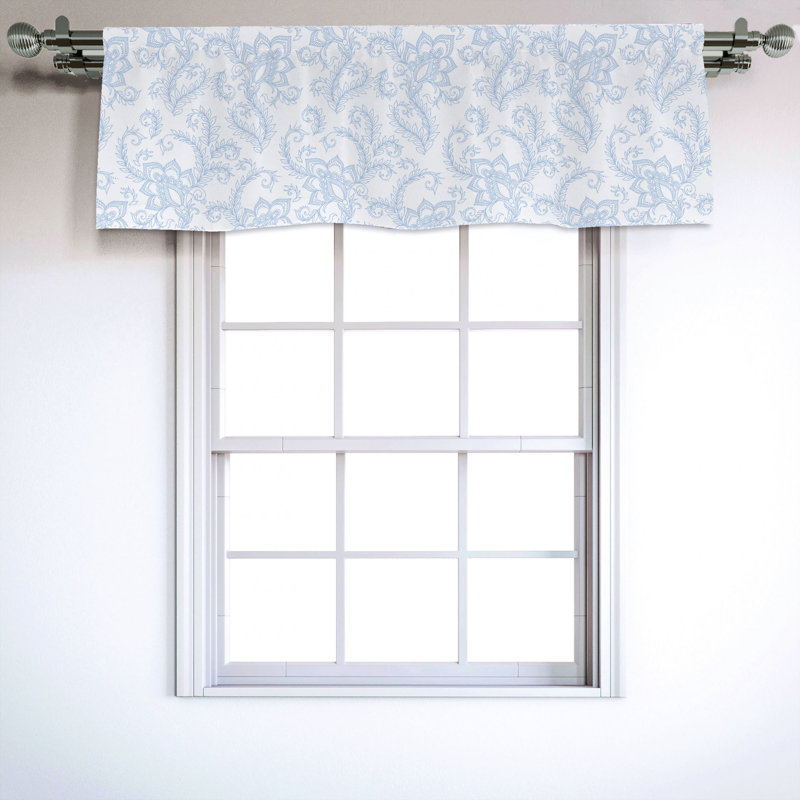 Sateen Ruffled Window Valance